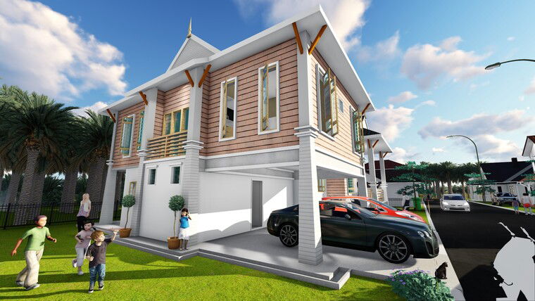 Online design Traditional Home/Small Office by Fatehah N. thumbnail