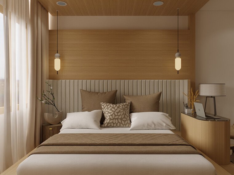 Online design Modern Bedroom by Htike S. thumbnail