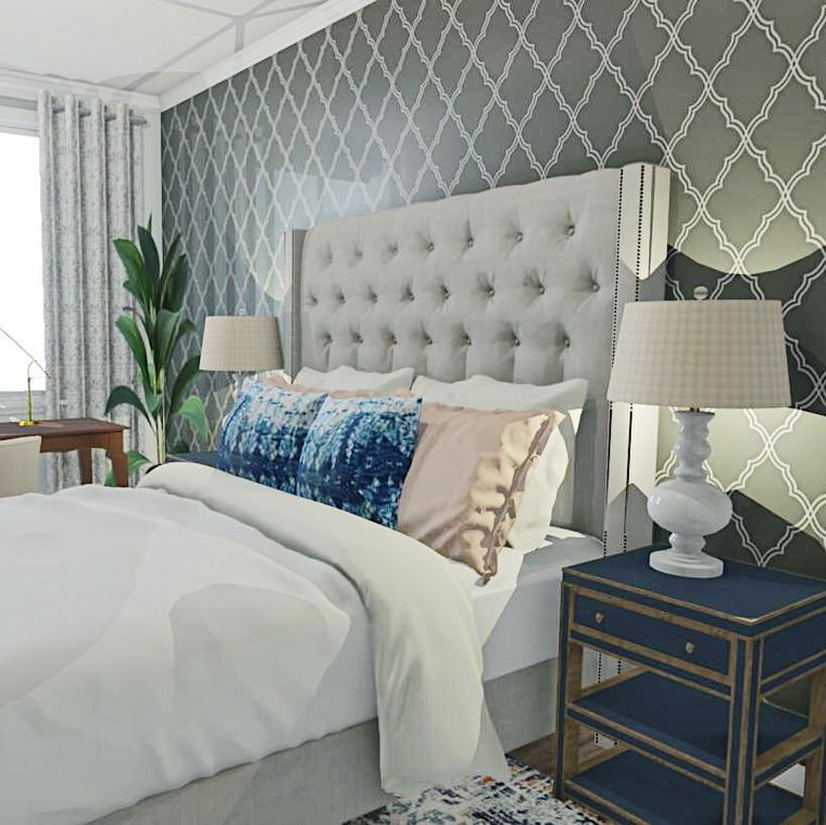 Online design Transitional Bedroom by Krystyna A. thumbnail