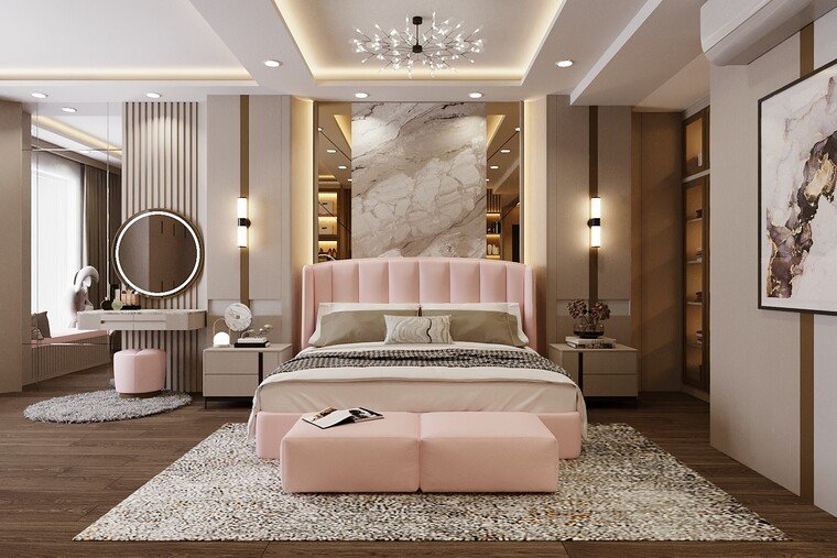 Online design Glamorous Bedroom by Gilang R. thumbnail