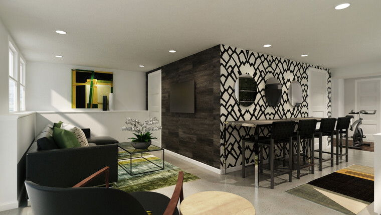 Online design Modern Combined Living/Dining by Ibrahim H. thumbnail