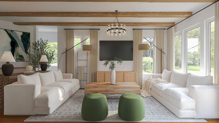 Online design Transitional Living Room by Erika F. thumbnail