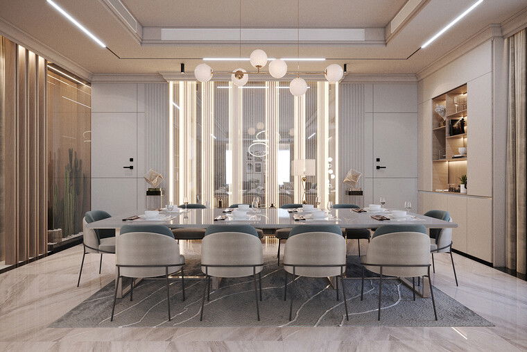 Online design Contemporary Dining Room by Ahmed S. thumbnail