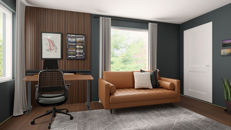 Online design Modern Home Office by Liliana S. thumbnail