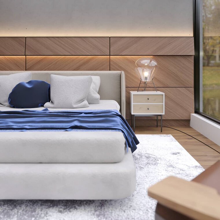 Online design Modern Bedroom by Karla A. thumbnail