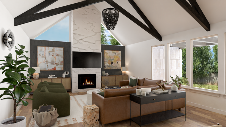 Online design Contemporary Living Room by Marlene R. thumbnail