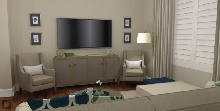 Online design Transitional Living Room by Amber K. thumbnail