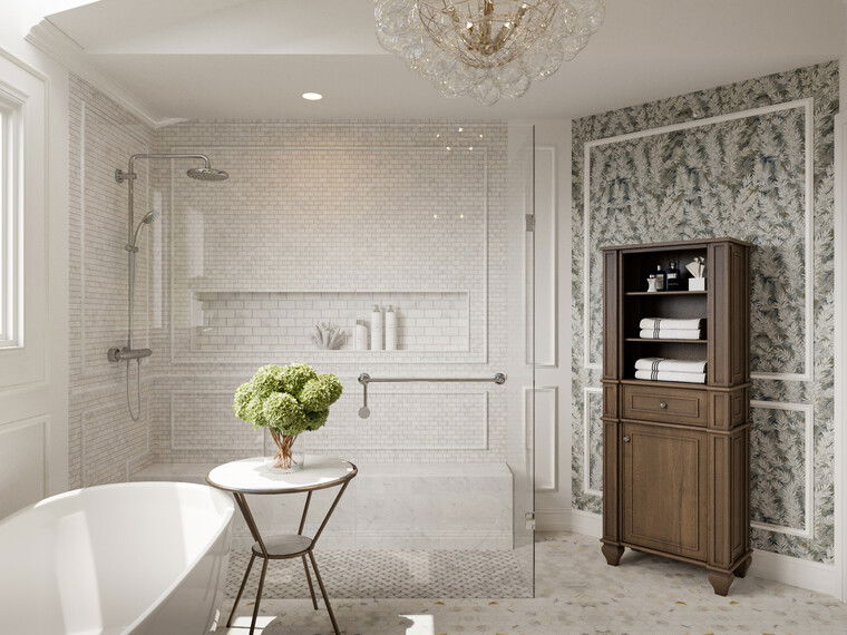 Online design Transitional Bathroom by Casey H. thumbnail