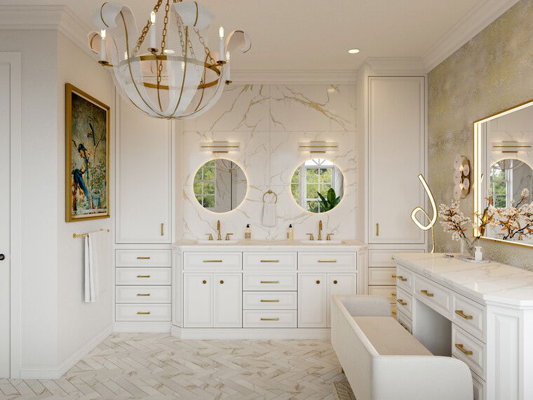 Online design Glamorous Bathroom by Casey H. thumbnail