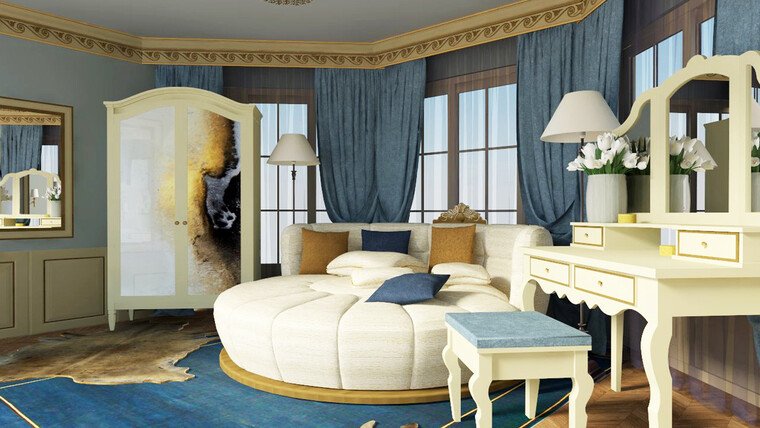 Online design Traditional Bedroom by Selma A. thumbnail