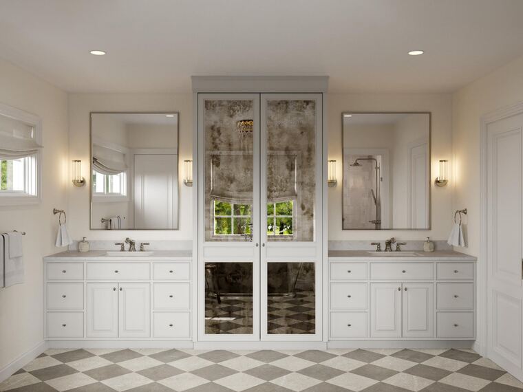 Online design Transitional Bathroom by Erin R. thumbnail