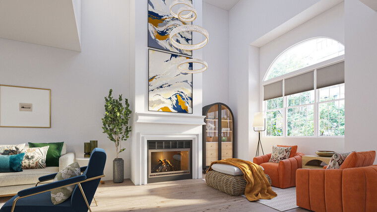 Online design Eclectic Living Room by Kamila A. thumbnail