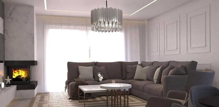 Online design Modern Living Room by Adelina G. thumbnail