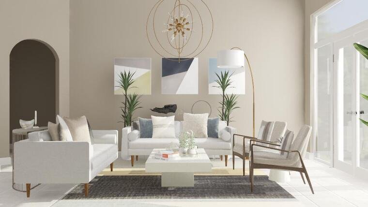 Online design Contemporary Living Room by Anna P. thumbnail