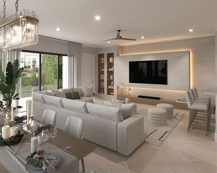 Online design Modern Living Room by Nathalie I. thumbnail