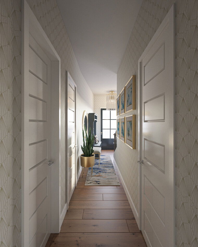 Online design Glamorous Hallway/Entry by Sahar M. thumbnail