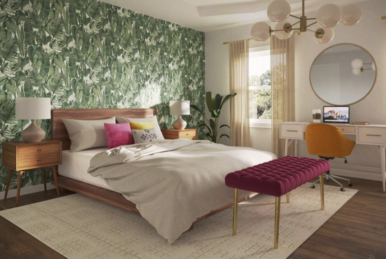 Diseño en línea Dormitorio Glamouroso por Maria G. miniatura