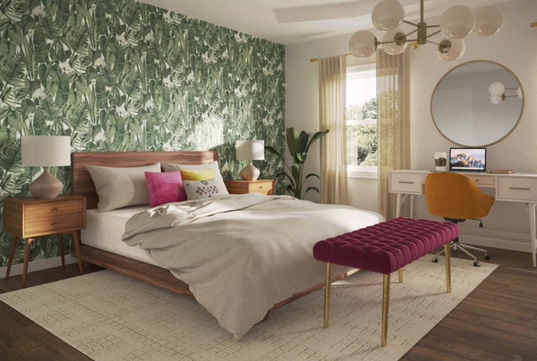 Online design Glamorous Bedroom by Maria G. thumbnail