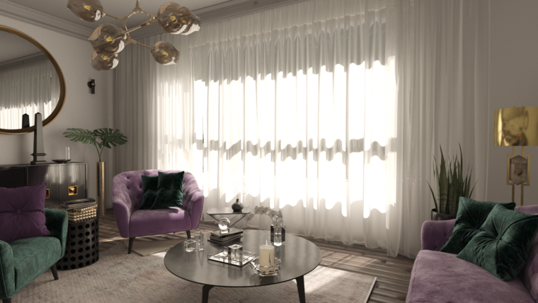 Online design Eclectic Living Room by Marcu E. thumbnail