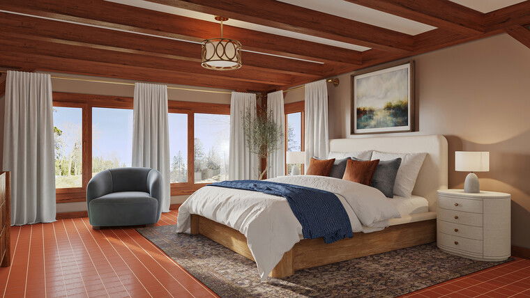 Online design Transitional Bedroom by Maria M. thumbnail