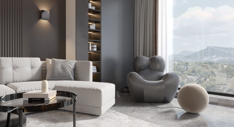 Online design Modern Living Room by Alice H. thumbnail
