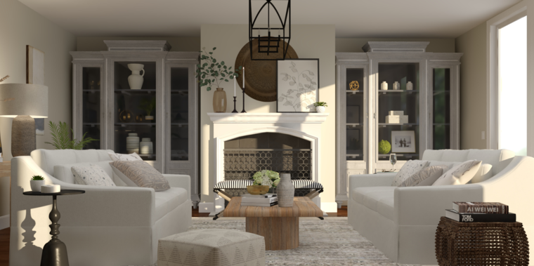 Online design Transitional Living Room by Tamara E. thumbnail