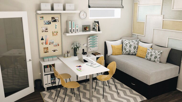 Online design Modern Home Office by Krystyna A. thumbnail