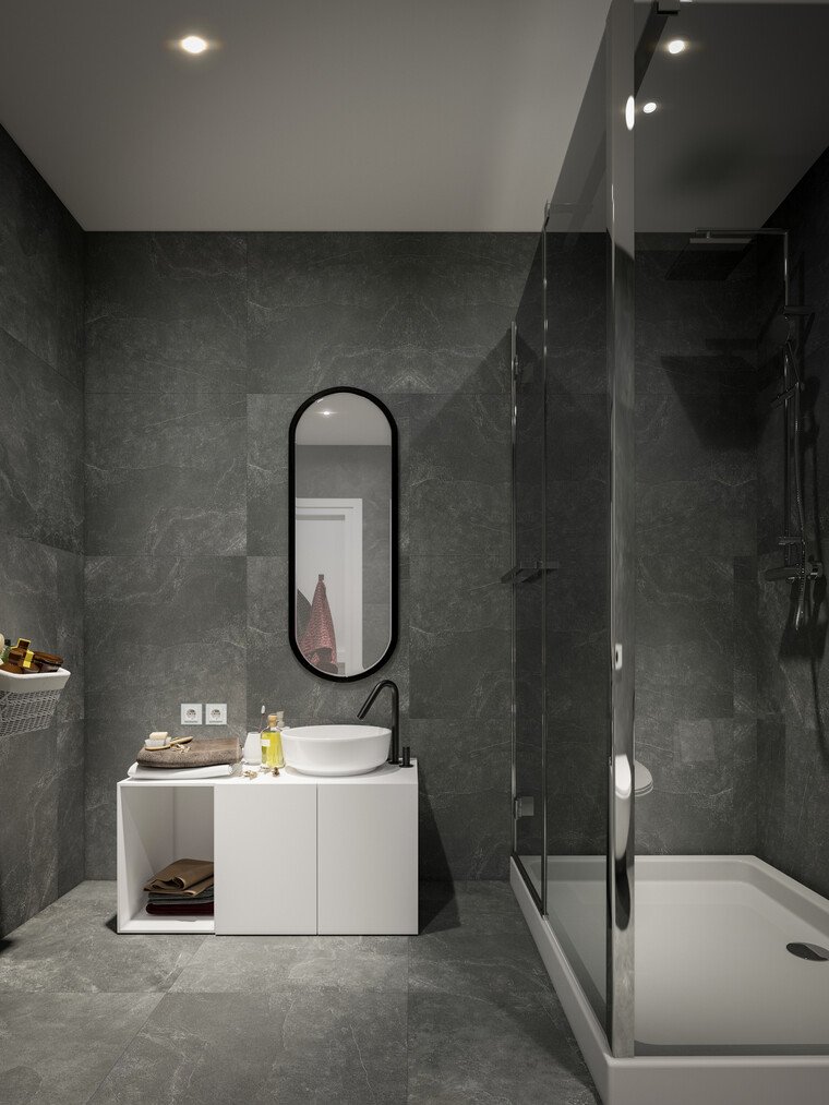 Online design Contemporary Bathroom by Nada M. thumbnail