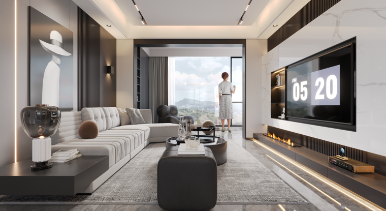 Online design Modern Living Room by Alice H. thumbnail