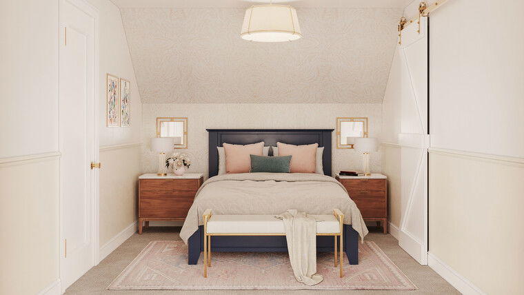 Online design Country/Cottage Bedroom by Barbara C. thumbnail