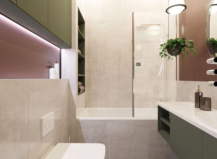 Online design Contemporary Bathroom by Saida G. thumbnail