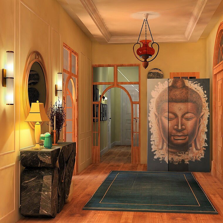 Diseño en línea Pasillo/Entrada Transicional por Ahmed E. miniatura