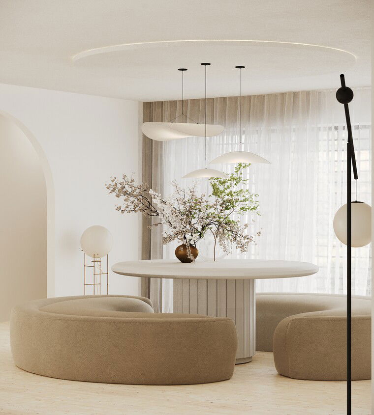 Online design Contemporary Dining Room by Pateniah M. thumbnail