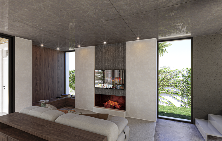 Diseño en línea Sala contemporánea de Irene W. miniatura