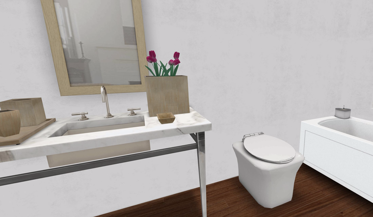 Online design Modern Bathroom by Lindsey M. thumbnail