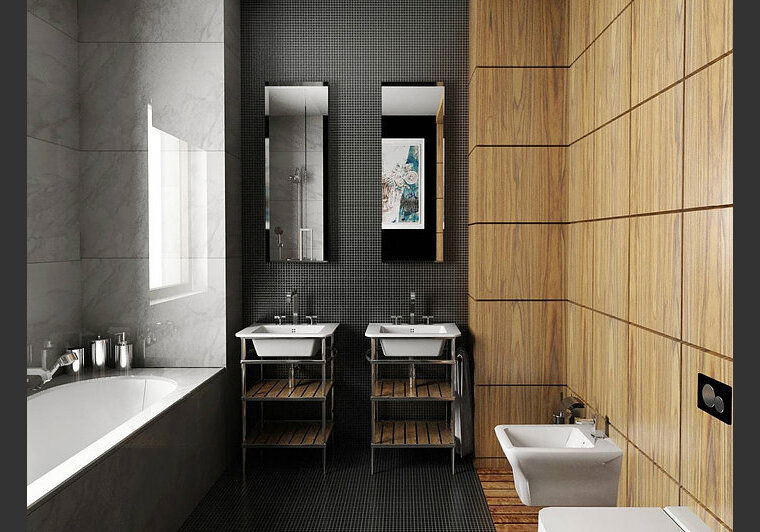 Online design Contemporary Bathroom by Alicja S. thumbnail