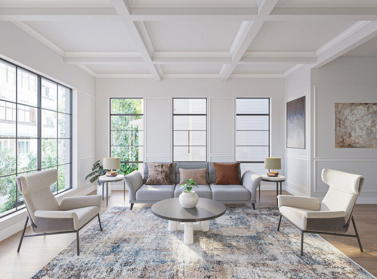 Online design Contemporary Living Room by Sahar M. thumbnail