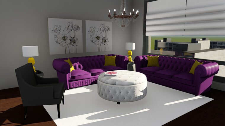 Online design Glamorous Living Room by Jeseline T. thumbnail