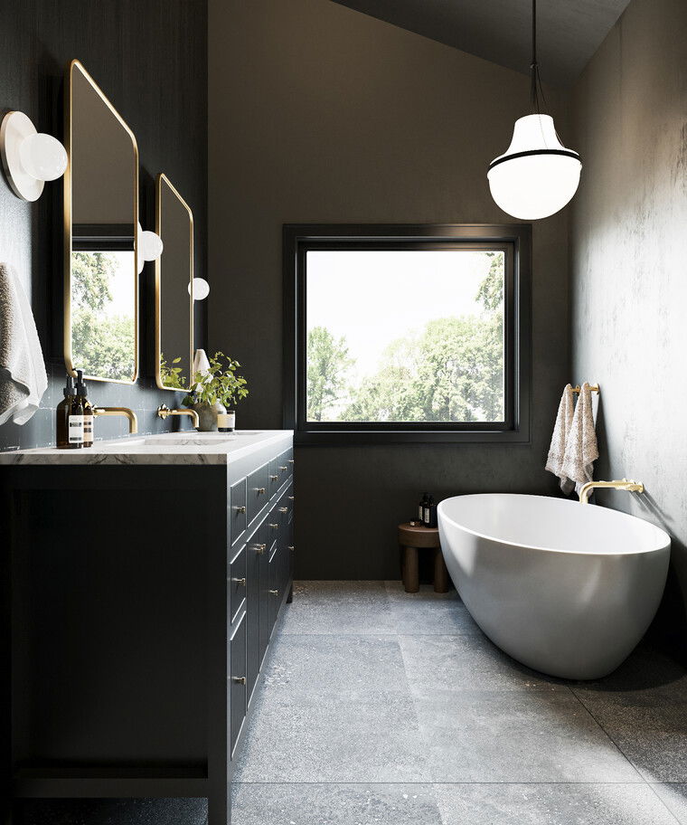 Online design Modern Bathroom by Sierra H. thumbnail