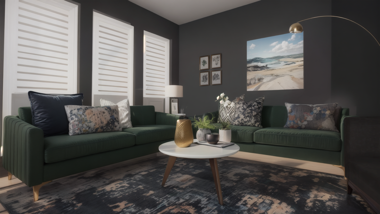 Online design Eclectic Living Room by Carine C. thumbnail