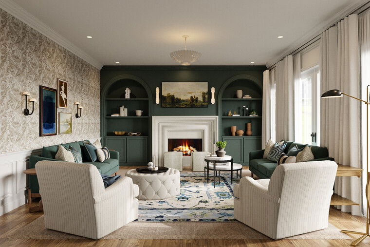 Online design Eclectic Living Room by Sarah R. thumbnail