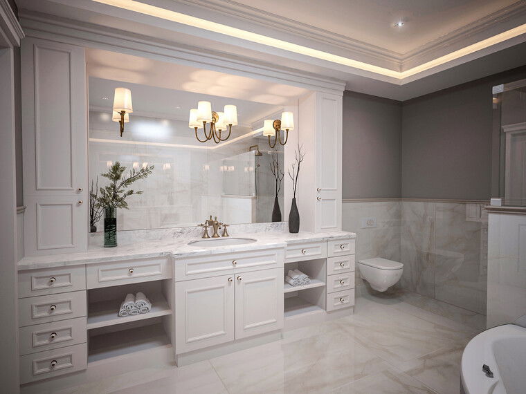 Online design Transitional Bathroom by Arin S. thumbnail