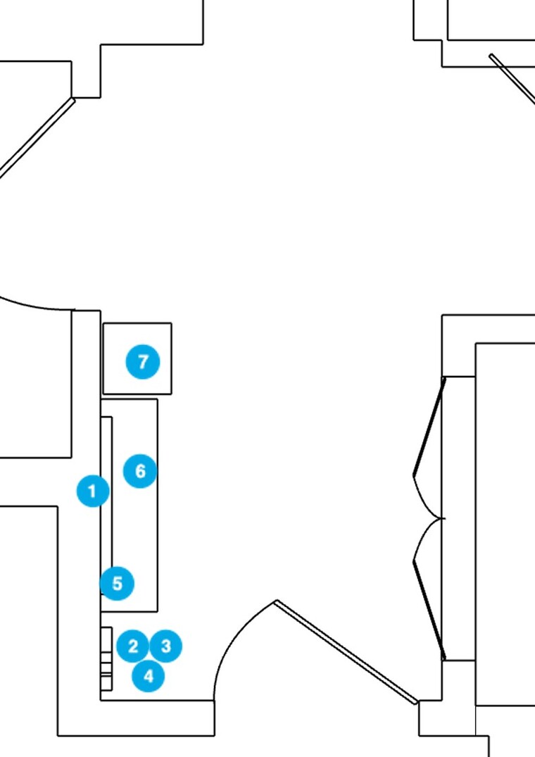 Online Designer Hallway/Entry Floorplan