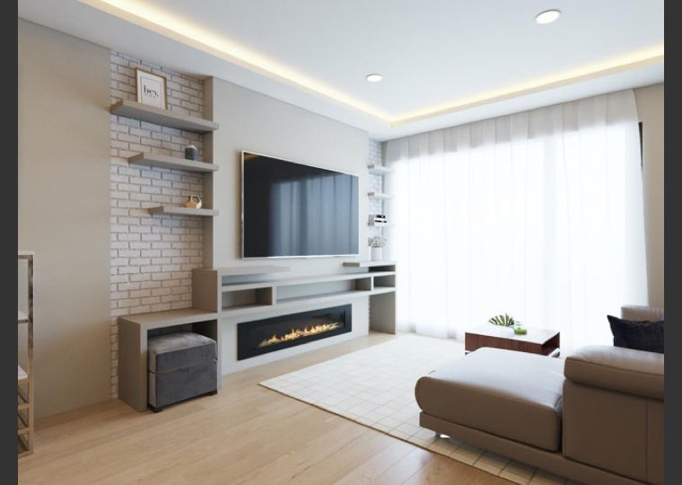 Online design Modern Combined Living/Dining by Amelia R. thumbnail