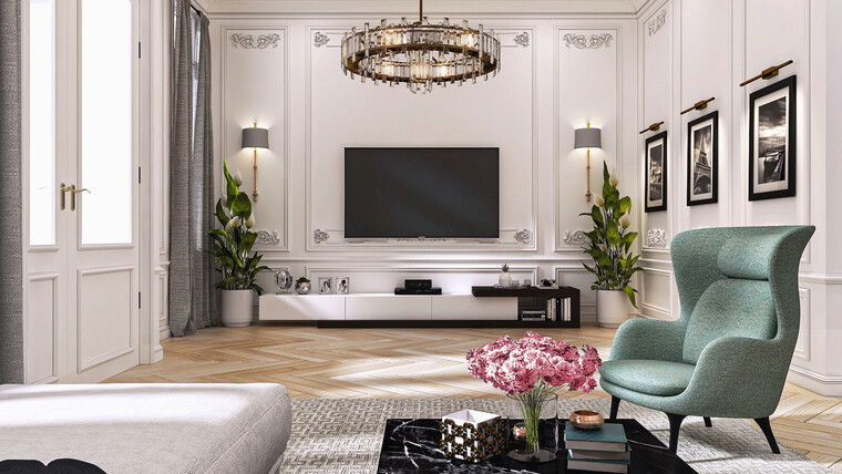 Online design Contemporary Living Room by Aida A. thumbnail