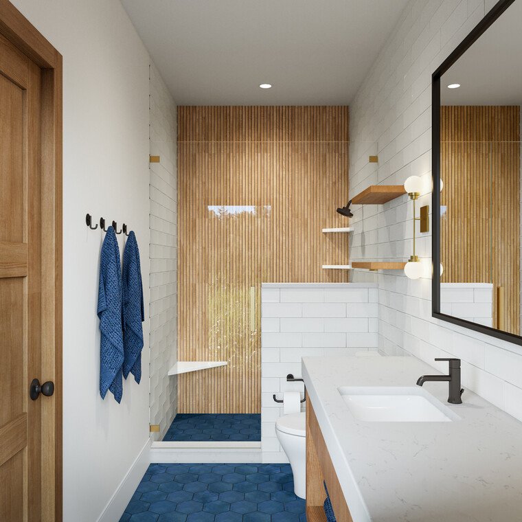 Online design Modern Bathroom by Selma A. thumbnail