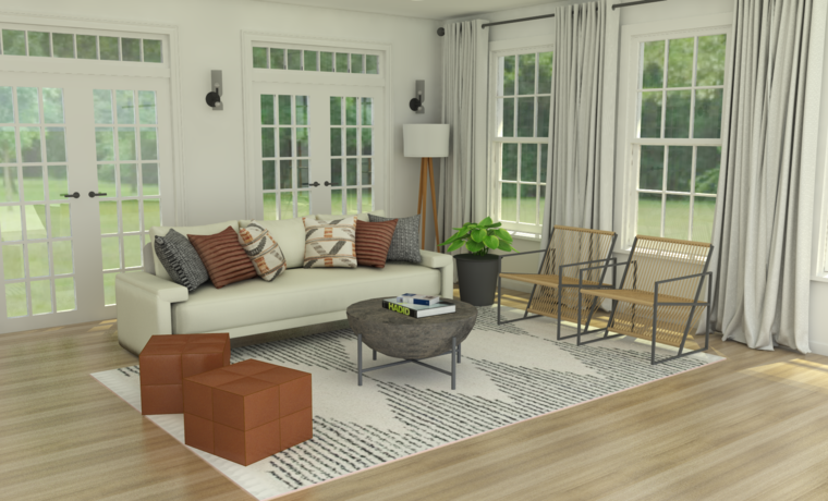 Online design Transitional Living Room by Jillian M. thumbnail