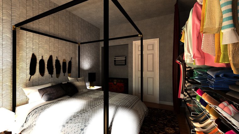 Online design Contemporary Bedroom by Brianna S. thumbnail