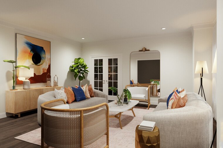 Online design Glamorous Living Room by Drew F. thumbnail