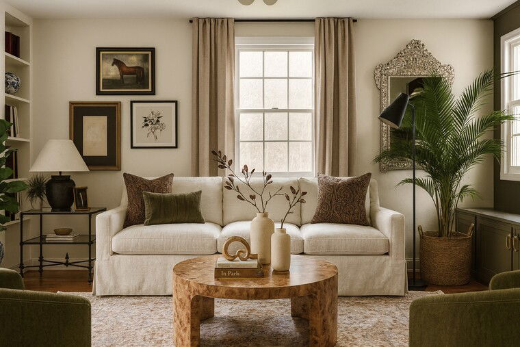 Online design Traditional Living Room by Marya W. thumbnail